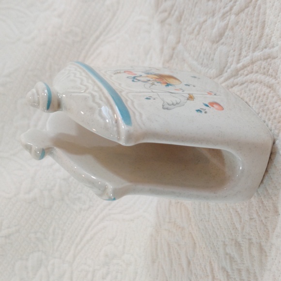 Vintage Geese Picking Through a Basket Table Napkin Holder Made in Japan 1950s - Picture 2 of 8